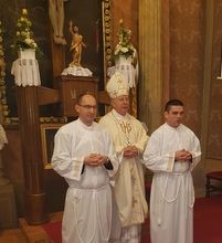 Biskup Gorski pohodio župu sv. Križ Začretje te podijelio službu akolitata dvojici bogoslova